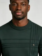 Modern Fit Solid Color Crew Neck Sweater - Image 10