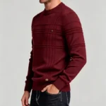Modern Fit Half-Zip Mandarin Collar Sweater - Image 14