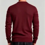 Modern Fit Half-Zip Mandarin Collar Sweater - Image 15