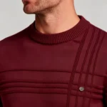 Modern Fit Solid Color Crew Neck Sweater