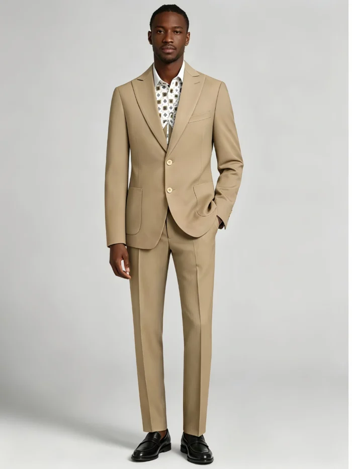 Men's All-Day Comfort Wrinkle-Resistant Casual Suit Set Versatile for Work, Daily & Smart Casual Occasions - Image 5