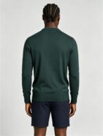 Men's Solid V Neck Long Sleeve Knit Sweater Soft Warm Business Casual Layering Base Pullover - Image 13