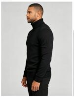 Men's Slim Fit Solid Turtleneck Long Sleeve Knit Sweater Soft Warm Fall Winter Base Layer Pullover - Image 10