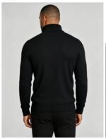 Men's Slim Fit Solid Turtleneck Long Sleeve Knit Sweater Soft Warm Fall Winter Base Layer Pullover - Image 13