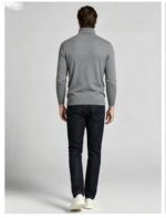 Men's Slim Fit Solid Turtleneck Long Sleeve Knit Sweater Soft Warm Fall Winter Base Layer Pullover - Image 40