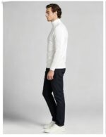 Men's Slim Fit Solid Turtleneck Long Sleeve Knit Sweater Soft Warm Fall Winter Base Layer Pullover - Image 42