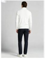 Men's Slim Fit Solid Turtleneck Long Sleeve Knit Sweater Soft Warm Fall Winter Base Layer Pullover - Image 43