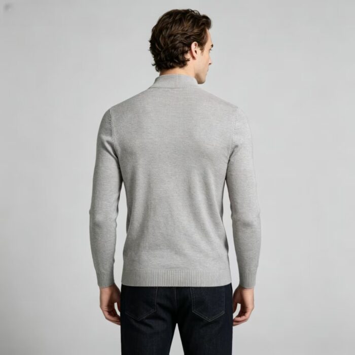 Men's Slim Fit Solid Turtleneck Long Sleeve Knit Sweater Soft Warm Fall Winter Base Layer Pullover - Image 63