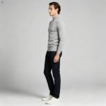 Men's Slim Fit Solid Turtleneck Long Sleeve Knit Sweater Soft Warm Fall Winter Base Layer Pullover - Image 64