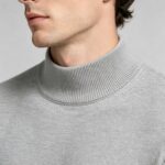 Men's Slim Fit Solid Turtleneck Long Sleeve Knit Sweater Soft Warm Fall Winter Base Layer Pullover - Image 65