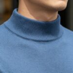Men's Slim Fit Solid Turtleneck Long Sleeve Knit Sweater Soft Warm Fall Winter Base Layer Pullover - Image 72