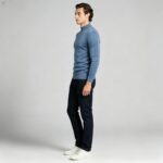 Men's Slim Fit Solid Turtleneck Long Sleeve Knit Sweater Soft Warm Fall Winter Base Layer Pullover - Image 73