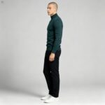 Men's Slim Fit Solid Turtleneck Long Sleeve Knit Sweater Soft Warm Fall Winter Base Layer Pullover - Image 80
