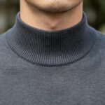 Men's Slim Fit Solid Turtleneck Long Sleeve Knit Sweater Soft Warm Fall Winter Base Layer Pullover - Image 85