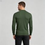 Men's Slim Fit Solid Turtleneck Long Sleeve Knit Sweater Soft Warm Fall Winter Base Layer Pullover - Image 87