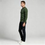 Men's Slim Fit Solid Turtleneck Long Sleeve Knit Sweater Soft Warm Fall Winter Base Layer Pullover - Image 88