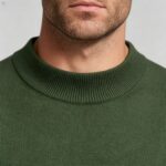 Men's Slim Fit Solid Turtleneck Long Sleeve Knit Sweater Soft Warm Fall Winter Base Layer Pullover - Image 89