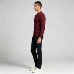 Men's Slim Fit Solid Turtleneck Long Sleeve Knit Sweater Soft Warm Fall Winter Base Layer Pullover - Image 92