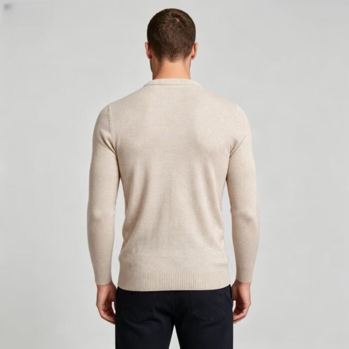Men's Slim Fit Solid Turtleneck Long Sleeve Knit Sweater Soft Warm Fall Winter Base Layer Pullover - Image 96