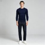 Men's Slim Fit Solid Turtleneck Long Sleeve Knit Sweater Soft Warm Fall Winter Base Layer Pullover - Image 102