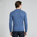 Men's Slim Fit Solid Turtleneck Long Sleeve Knit Sweater Soft Warm Fall Winter Base Layer Pullover - Image 107