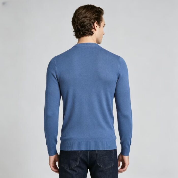Men's Slim Fit Solid Turtleneck Long Sleeve Knit Sweater Soft Warm Fall Winter Base Layer Pullover - Image 107