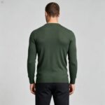 Men's Slim Fit Solid Turtleneck Long Sleeve Knit Sweater Soft Warm Fall Winter Base Layer Pullover - Image 111