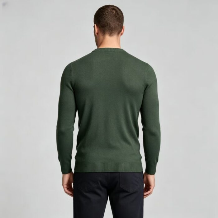 Men's Slim Fit Solid Turtleneck Long Sleeve Knit Sweater Soft Warm Fall Winter Base Layer Pullover - Image 111