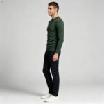 Men's Slim Fit Solid Turtleneck Long Sleeve Knit Sweater Soft Warm Fall Winter Base Layer Pullover - Image 112