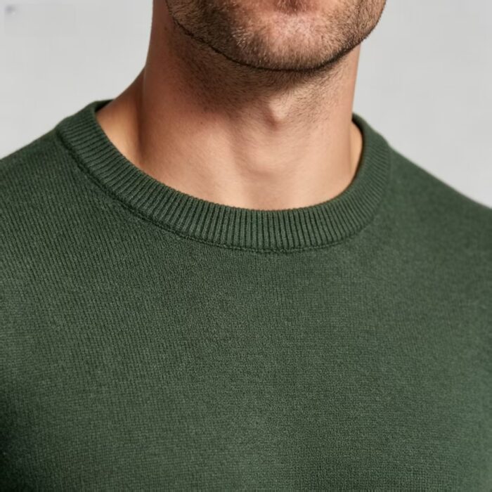 Men's Slim Fit Solid Turtleneck Long Sleeve Knit Sweater Soft Warm Fall Winter Base Layer Pullover - Image 113