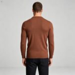 Men's Slim Fit Solid Turtleneck Long Sleeve Knit Sweater Soft Warm Fall Winter Base Layer Pullover - Image 115