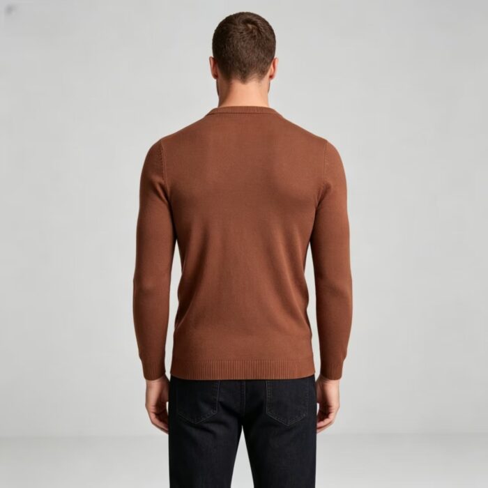 Men's Slim Fit Solid Turtleneck Long Sleeve Knit Sweater Soft Warm Fall Winter Base Layer Pullover - Image 115