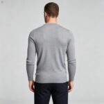 Men's Slim Fit Solid Turtleneck Long Sleeve Knit Sweater Soft Warm Fall Winter Base Layer Pullover - Image 119
