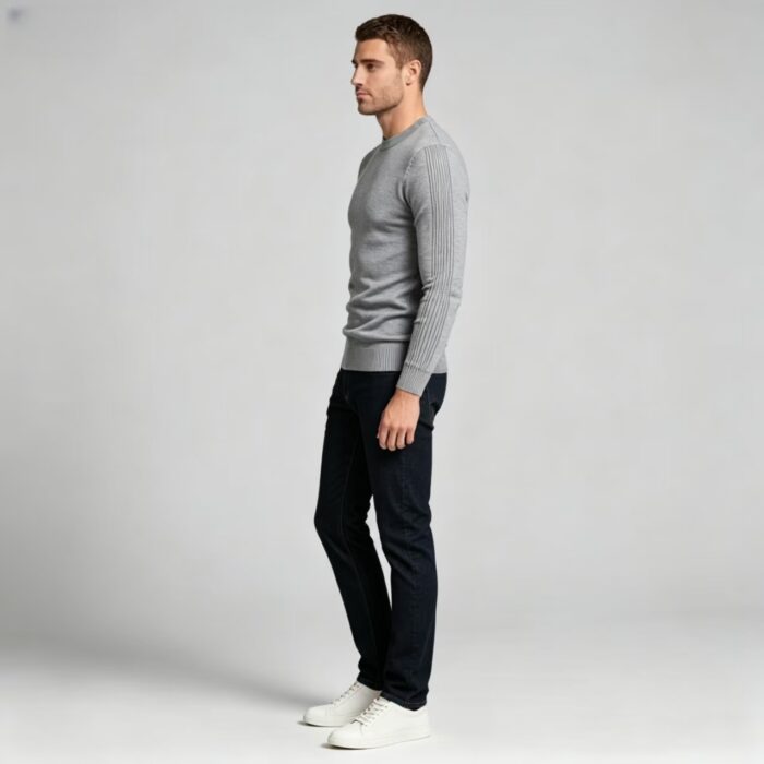 Men's Slim Fit Solid Turtleneck Long Sleeve Knit Sweater Soft Warm Fall Winter Base Layer Pullover - Image 120