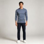 Men's Slim Fit Solid Turtleneck Long Sleeve Knit Sweater Soft Warm Fall Winter Base Layer Pullover - Image 122