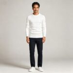 Men's Slim Fit Solid Turtleneck Long Sleeve Knit Sweater Soft Warm Fall Winter Base Layer Pullover - Image 126