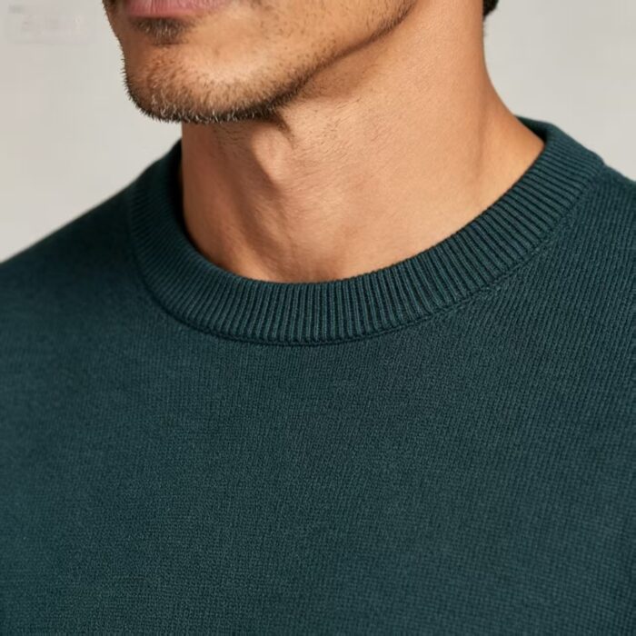 Men's Slim Fit Solid Turtleneck Long Sleeve Knit Sweater Soft Warm Fall Winter Base Layer Pullover - Image 132