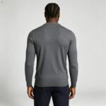 Men's Slim Fit Solid Turtleneck Long Sleeve Knit Sweater Soft Warm Fall Winter Base Layer Pullover - Image 136