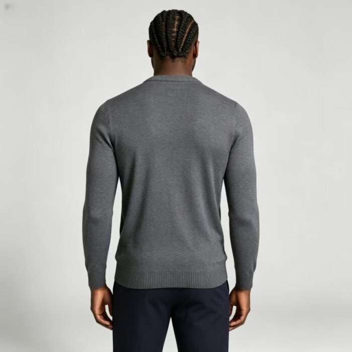 Men's Slim Fit Solid Turtleneck Long Sleeve Knit Sweater Soft Warm Fall Winter Base Layer Pullover - Image 136