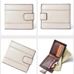 Men's Stripe Patch Snap Flap Leather Bifold Wallet RFID Blocking Multi Card Slot Cash ID Purse - Image 5