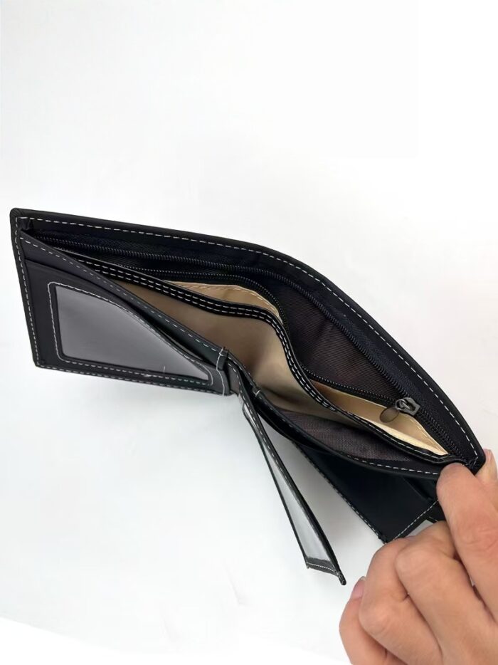 Western Cow Skull RFID Snap Bifold Wallet - Image 4