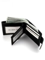 Western Cow Skull RFID Snap Bifold Wallet - Image 5