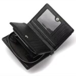 Men's Wearable Anti-Lost Chain RFID Trifold Wallet Multi Compartment Coin Card Cash Travel Organizer - Image 21