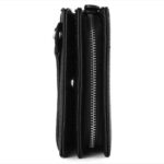 Men's Wearable Anti-Lost Chain RFID Trifold Wallet Multi Compartment Coin Card Cash Travel Organizer - Image 22