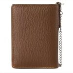 Men's Wearable Anti-Lost Chain RFID Trifold Wallet Multi Compartment Coin Card Cash Travel Organizer - Image 9
