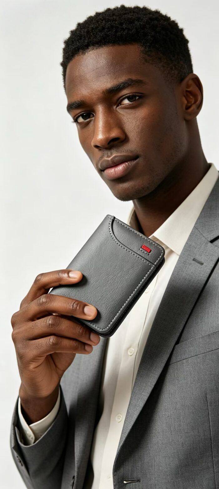 Men's Minimal Soft RFID Bifold Wallet - Image 2