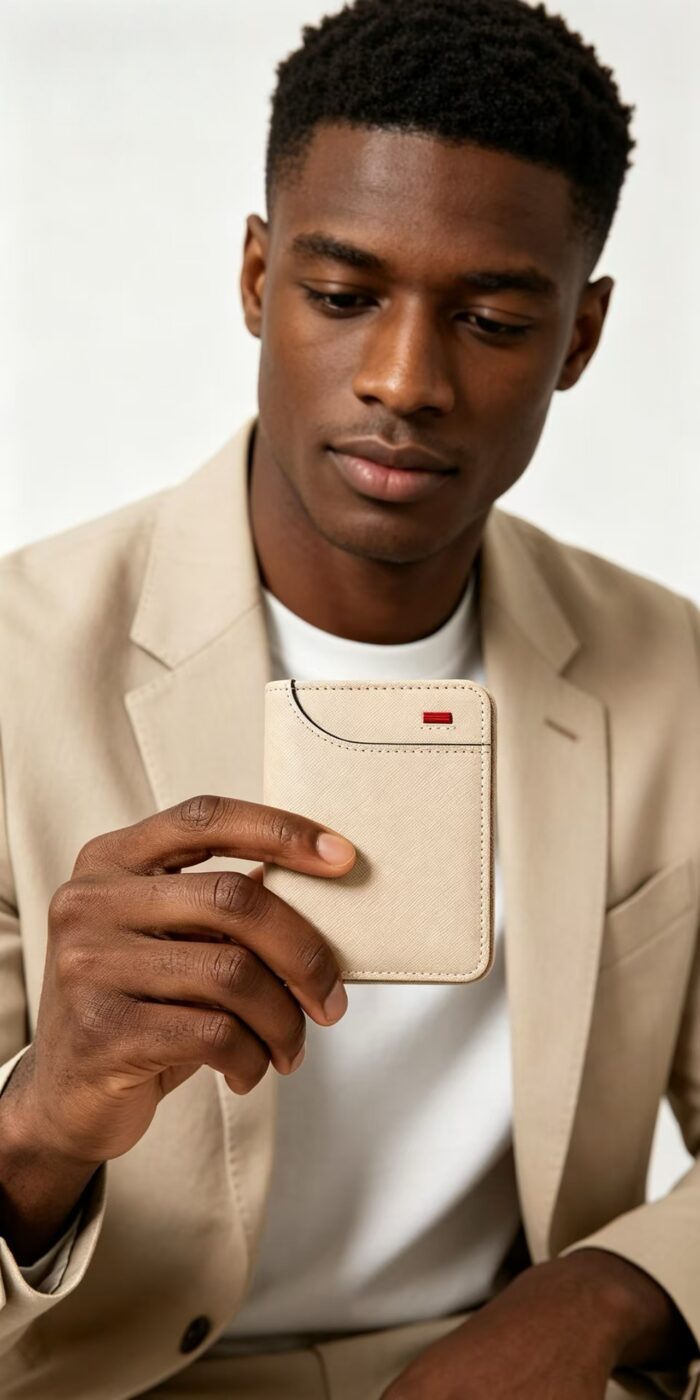 Men's Minimal Soft RFID Bifold Wallet - Image 3