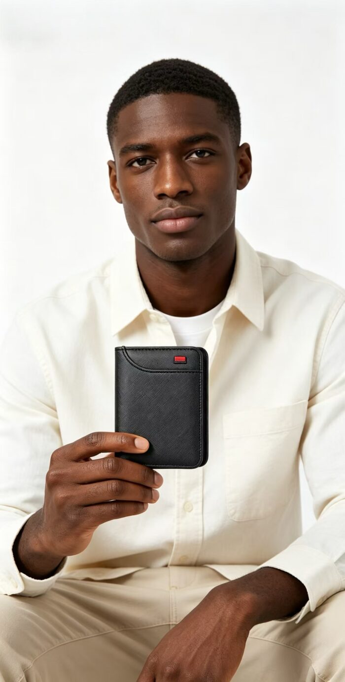 Men's Minimal Soft RFID Bifold Wallet - Image 4