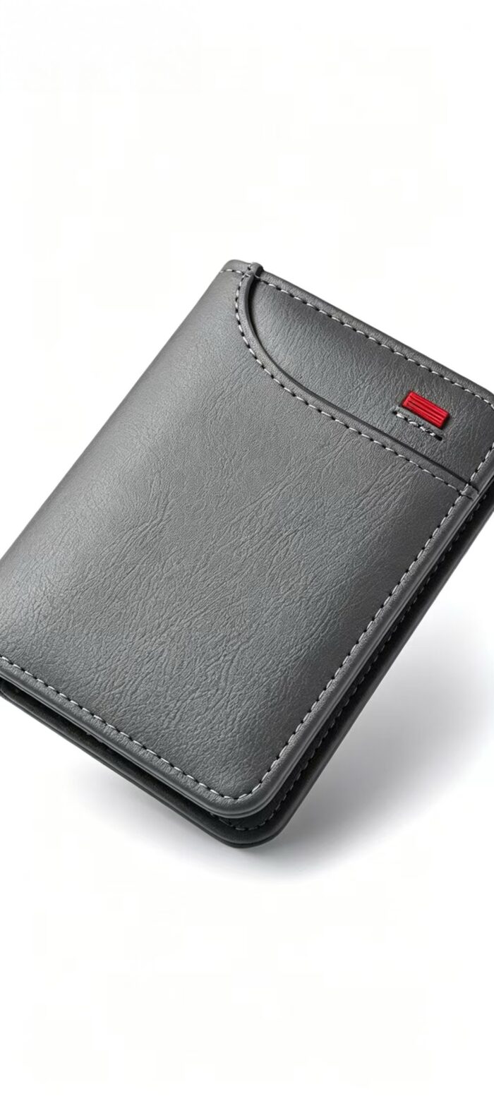 Men's Minimal Soft RFID Bifold Wallet - Image 7
