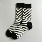 Men's Novelty Printed Crew Socks Casual Dress Comfort Gift Mid Calf Socks（Free Size）